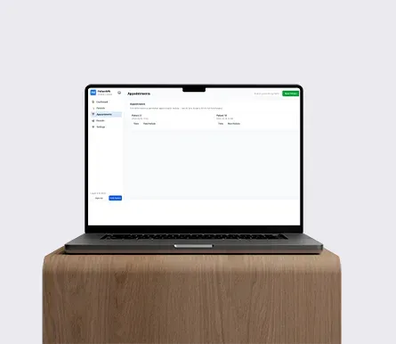 Scalable AI patient management system scheduling interface by Metizsoft