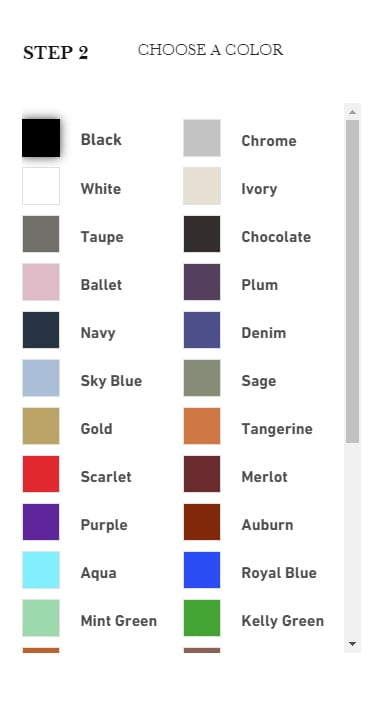 Choose a color
