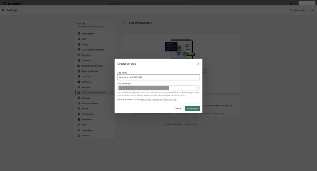 create an app