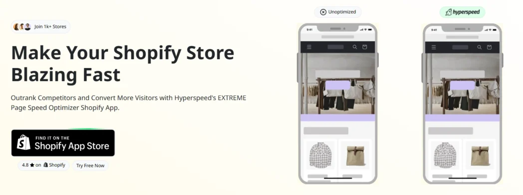 Hyperspeed Shopify App