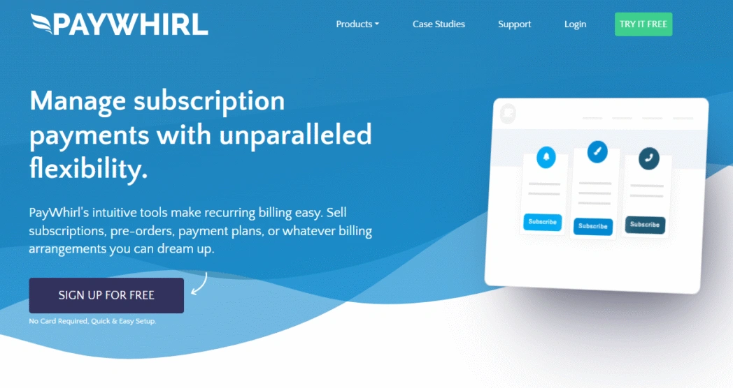 Paywhirl shopify app