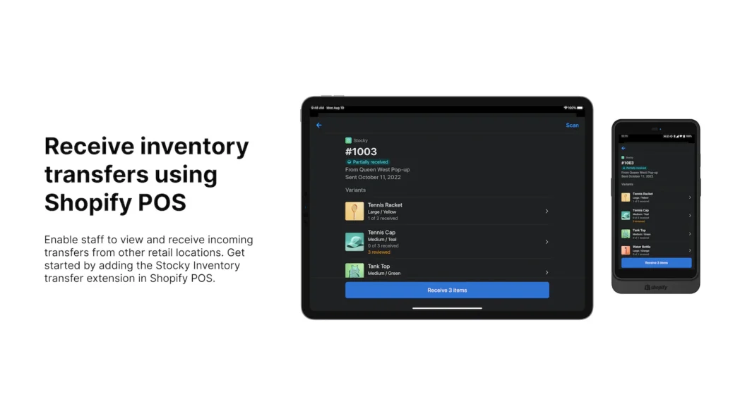 Stocky Shopify App