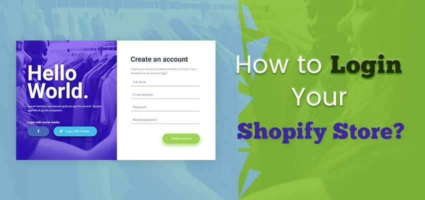 Shopify Store Login