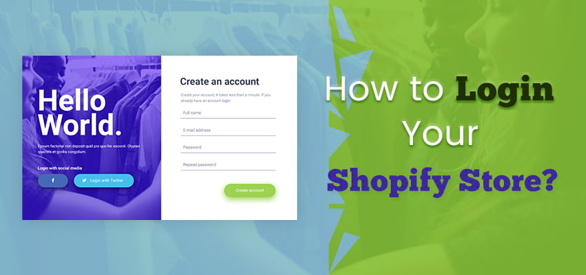 Shopify Store Login