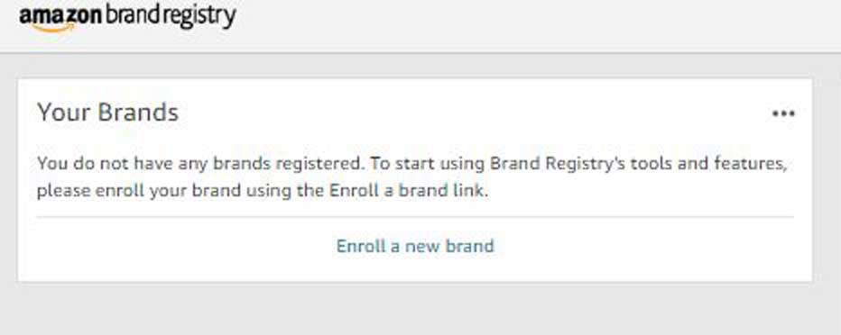 Enroll a new Brand