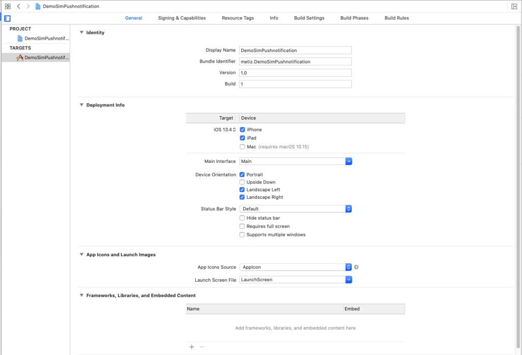 bundle identifier