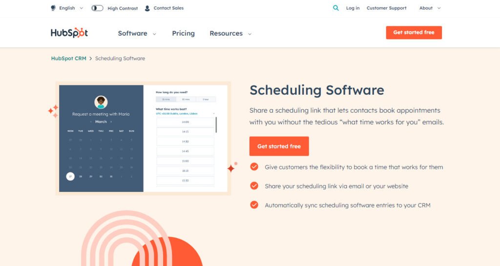 hubspot appointment scheduling app