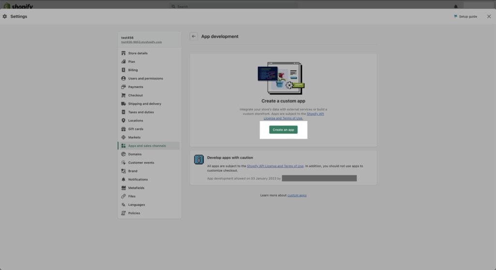 create app