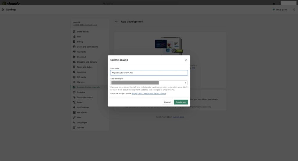 create an app