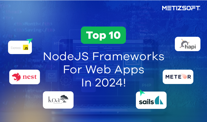 top nodejs frameworks for 2024